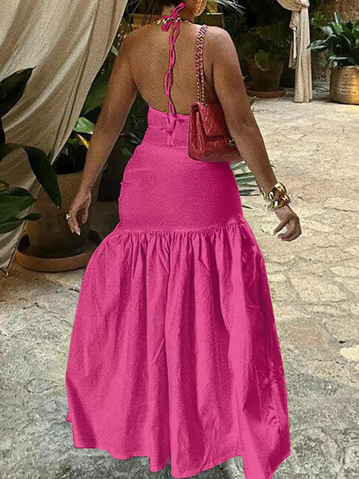 2 Piece Beach Maxi Skirt Sets