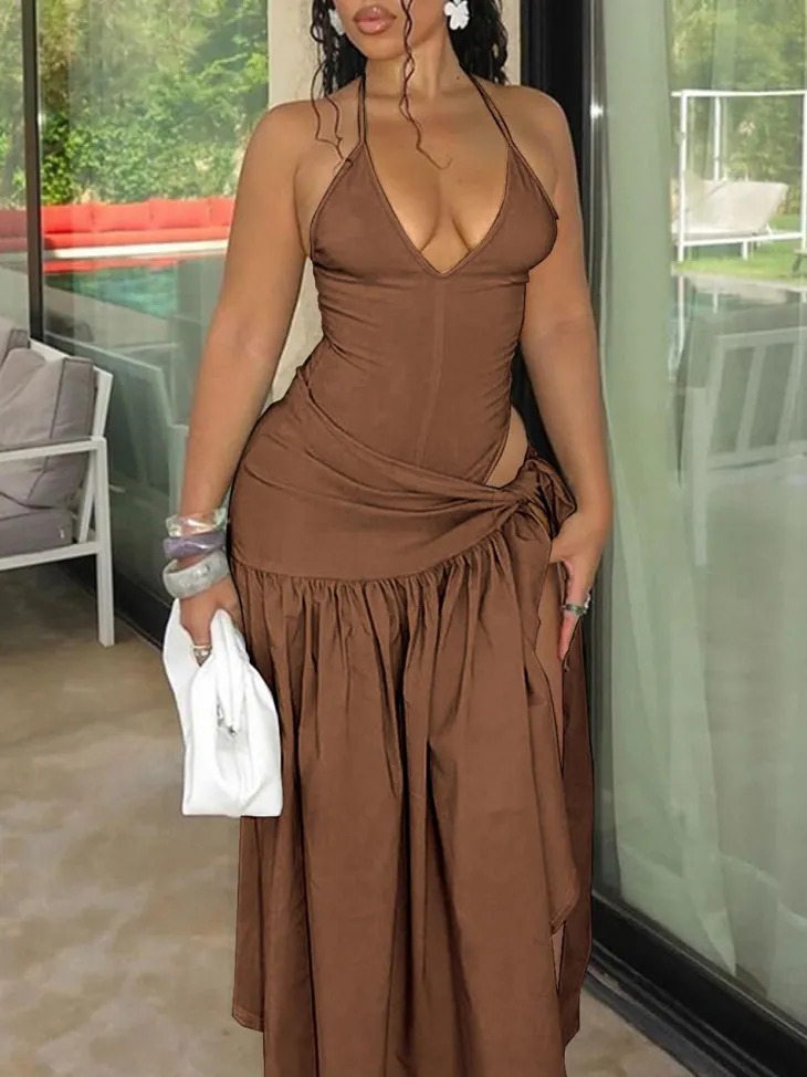 2 Piece Beach Maxi Skirt Sets