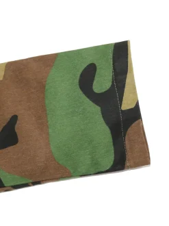 Camouflage Print Double Breasted Blazer Jacket