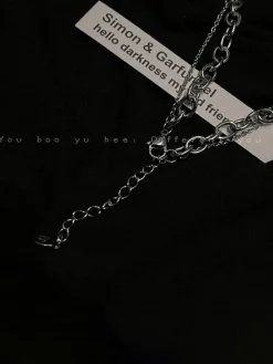 Double Layer Chain Necklaces