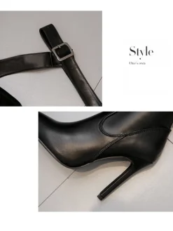 Elegant Thigh High Stiletto Boots