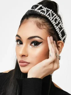 Fashion Letter Rhinestones Headdress