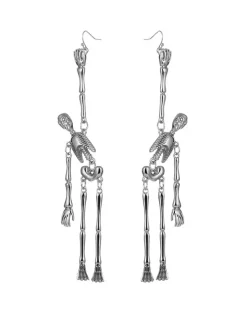 Halloween European Retro Skeleton Earrings