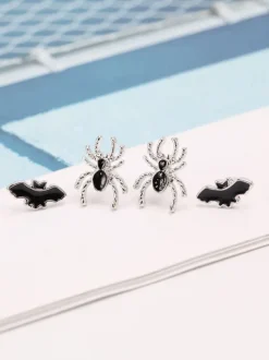 Halloween Minimalist Bat Earrings