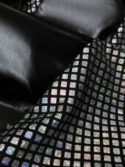 Halloween 80s Disco Glitter Jacket Pants Sets
