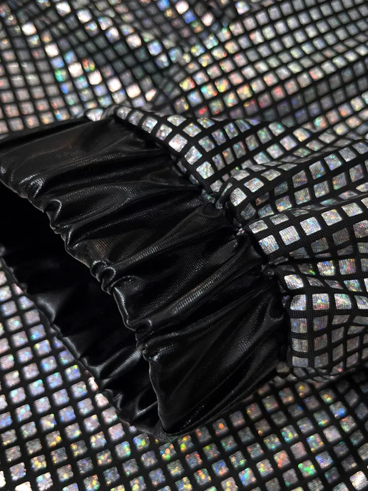 Halloween 80s Disco Glitter Jacket Pants Sets