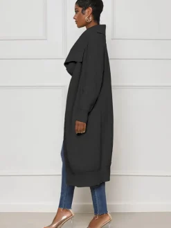 Knit Long Sleeve Solid Bodycon Cardigan