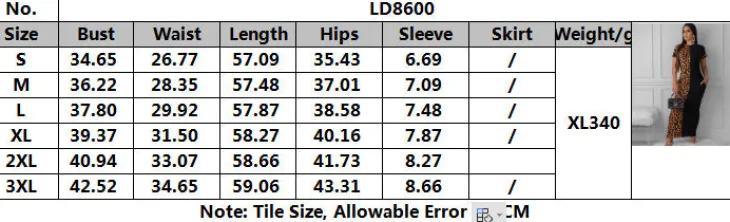 Leopard Patchwork Short Sleeve Bodycon Midi Dress