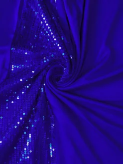 Long Sleeve Sequin Patchwork Maxi Dress