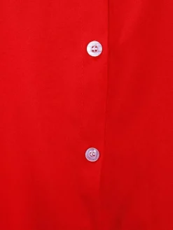 Long Sleeves Button Loose Mini Shirt Dress
