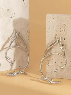 Minimalist Geometric Cut Out Ear Hooks