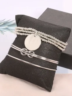 Minimalist Knotted Beaded Bracelet
