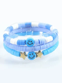 Multicolor Letter Bead Bracelet Polymer Clay Set