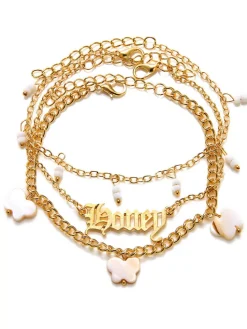 Multilayer Chian Bracelets Anklet