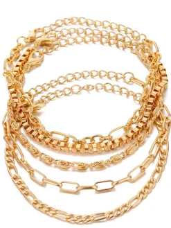 Multilayer Chian Bracelets Anklet
