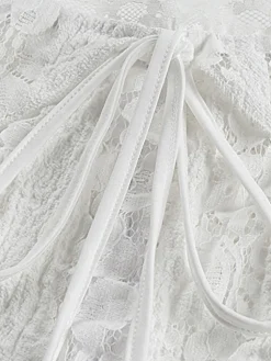 Off Shoulder Lace Maxi Dress