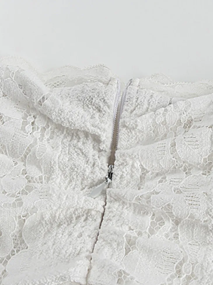 Off Shoulder Lace Maxi Dress