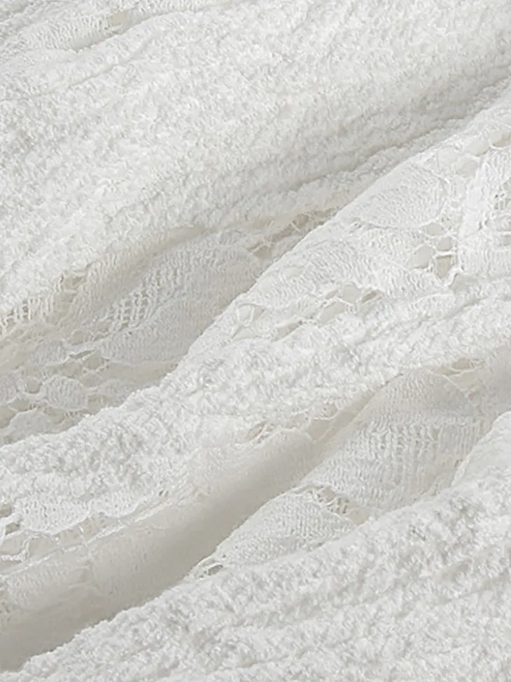 Off Shoulder Lace Maxi Dress