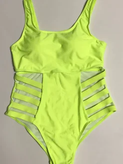 Plus Size One Piece Hollow Out Swimsuit