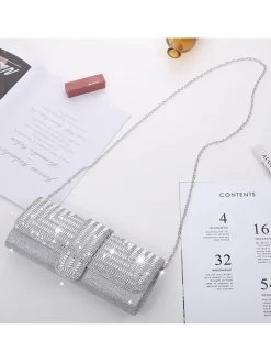 Rhinestone Glitter Party Crossbody Bags