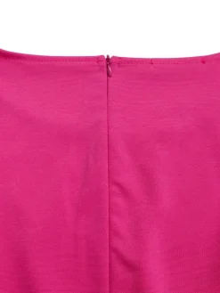 Round Neck Solid Color Wide-Leg Jumpsuit