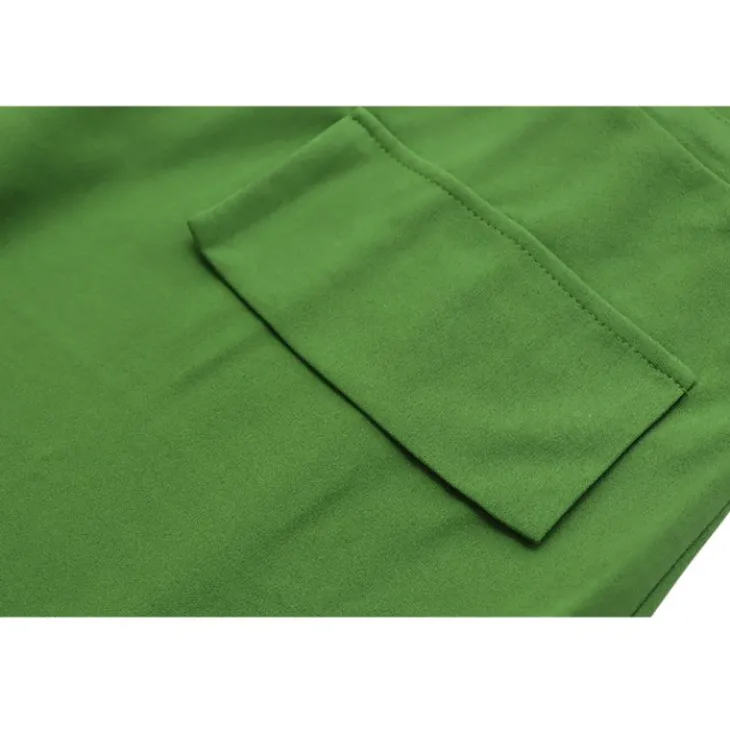Side Pleated Cargo Cinched Waist Dress