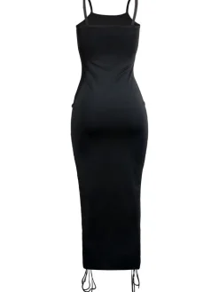 Sleeveless Tie Up Maxi Dress