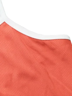 Spaghetti Strap Color Block Maxi Dress