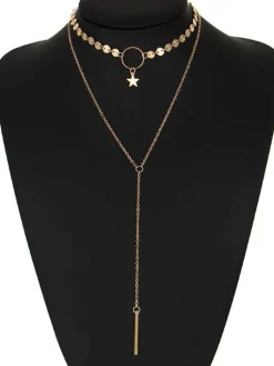 Star Decoration Tassels Necklaces
