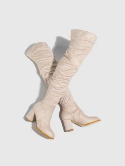 Suede Over-the-Knee Boots