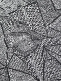 Two Piece Geometric Print Pant Suit