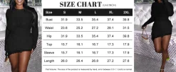 Two Piece Mesh Long Sleeve Top Ruffle Skirts