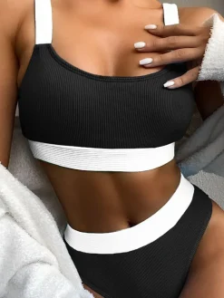 Two Piece Tank Top Brief Swimsuit