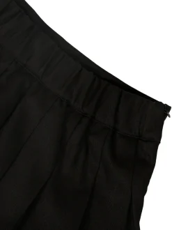 Two-Piece Blazer Shirt Collar Pleated Skirt Set